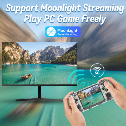 ANBERNIC RG35XX H Handheld Game Console: 3.5'' IPS Screen, HDMI Output, Linux System - Retro Video Simulator Perfect for Kids, Great Gift Idea!