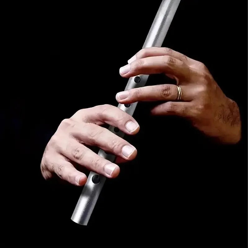 Miwayer Authentic Irish Tin Whistle Flute – C/D Key Penny Whistle with 6 Holes for Traditional Irish Music