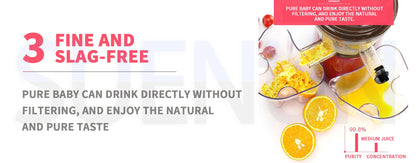 Mini Juicer & Portable Blender — Automatic Orange Squeezer, Soy Milk Maker & Household Smoothie Blender
