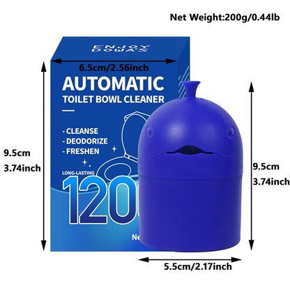 Automatic Toilet Cleaner Gel – Portable Whale-Shaped Slow-Release Toilet Bowl Cleaning Gel, 150g Bottle