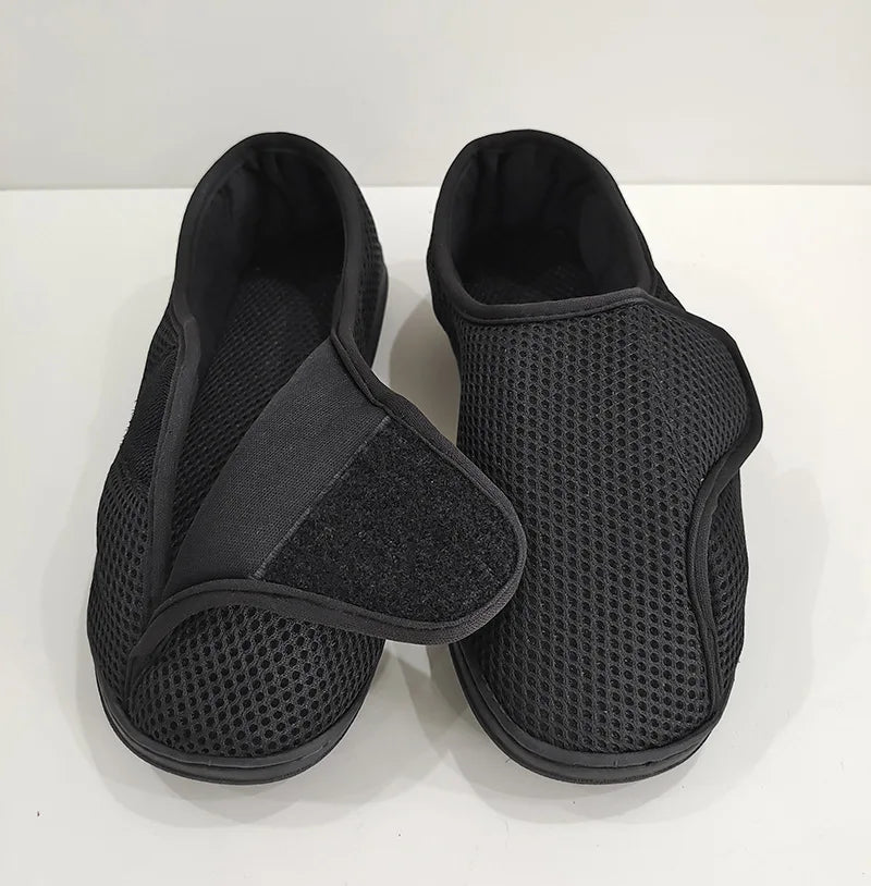 Unisex Diabetic Walking Shoes for Elderly, Wide Fit Comfort Shoes for Swollen & Deformed Feet, Supportive Shoes for Men & Women