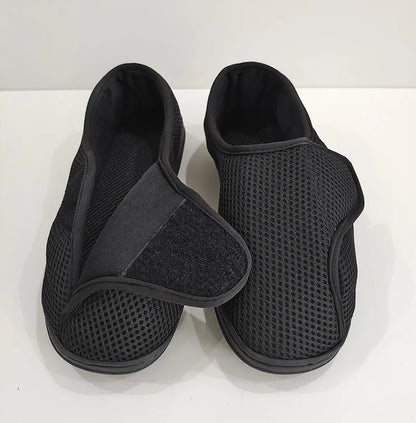 Unisex Diabetic Walking Shoes for Elderly, Wide Fit Comfort Shoes for Swollen & Deformed Feet, Supportive Shoes for Men & Women