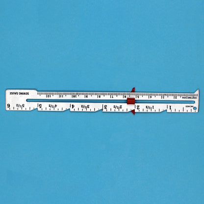 Metal Sewing Gauge - Sliding Measuring Tool for Quilting, Sewing & Crafting