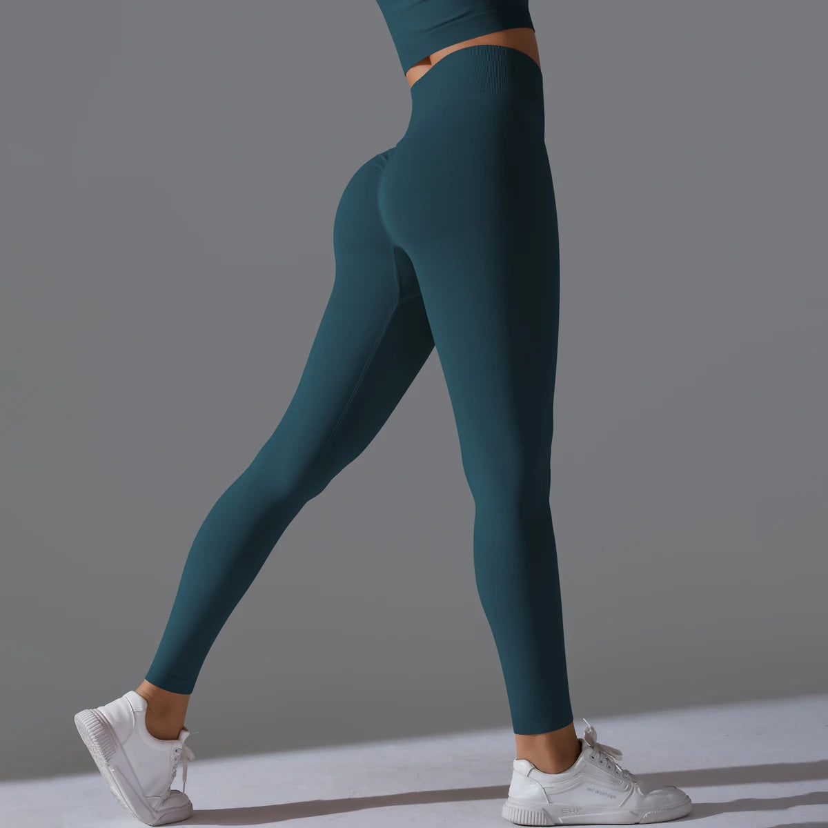 Women's Seamless Yoga Leggings – High Waist Tummy Control, Scrunch Butt Lifting Gym Workout & Outdoor Sports Fitness Pants