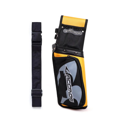 ACCMOS Portable Arrow Quiver Pouch – Waist Carry Archery Storage Holder for Hunting & Shooting