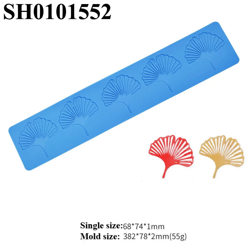 Hollow Chocolate Chips Silicone Baking Mold — Leaf & Honeycomb Design Sugarcraft Lace Mat for Dessert Decoration