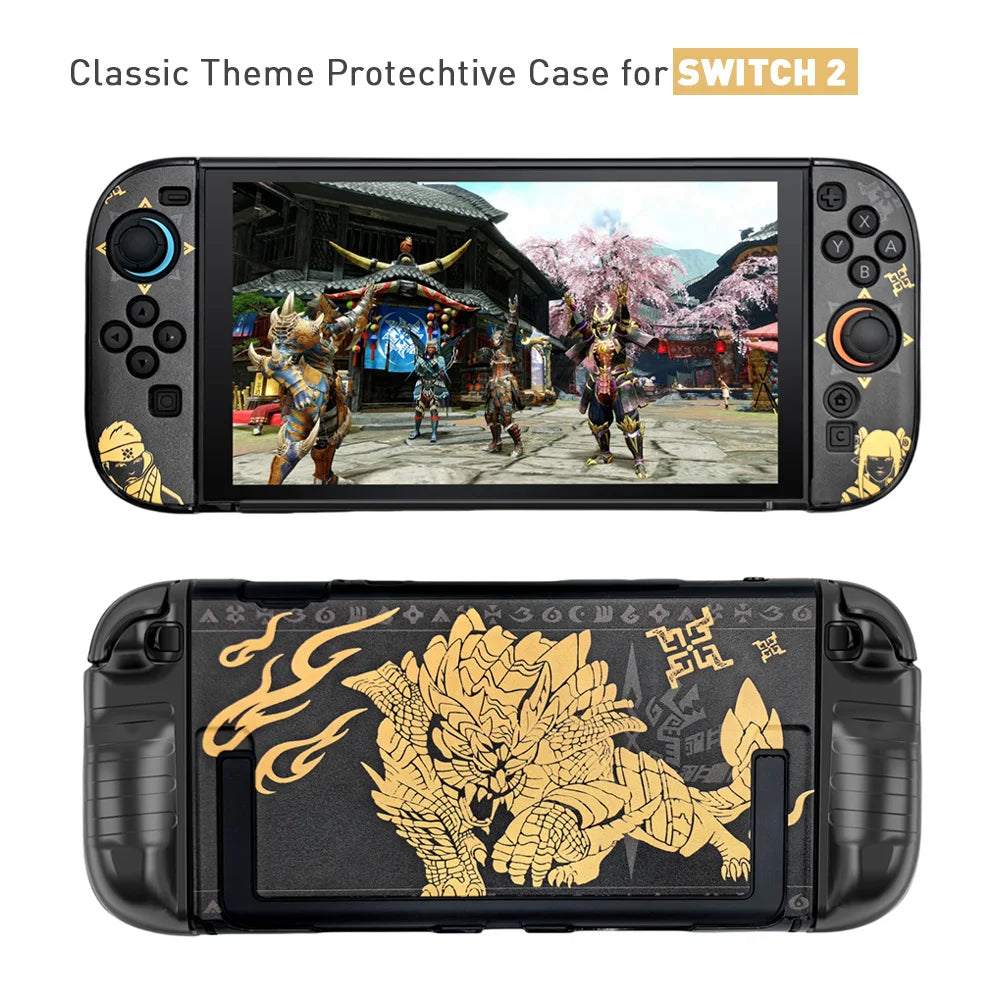 Hard Shell Protective Case for NS Switch 2 — Dockable Thin Cover Skin Game Console Accessory