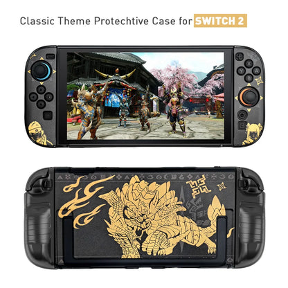 Hard Shell Protective Case for NS Switch 2 — Dockable Thin Cover Skin Game Console Accessory
