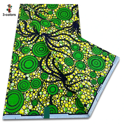 2026 Original African Wax Print Fabric - 100% Cotton Nigerian Ankara Batik Soft Pagne Material