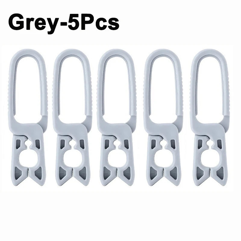 10/2PCS Plastic Clothespins — Hanging Pegs & Clamps for Laundry, Towels, Clothing, Hats, Home Storage Hooks
