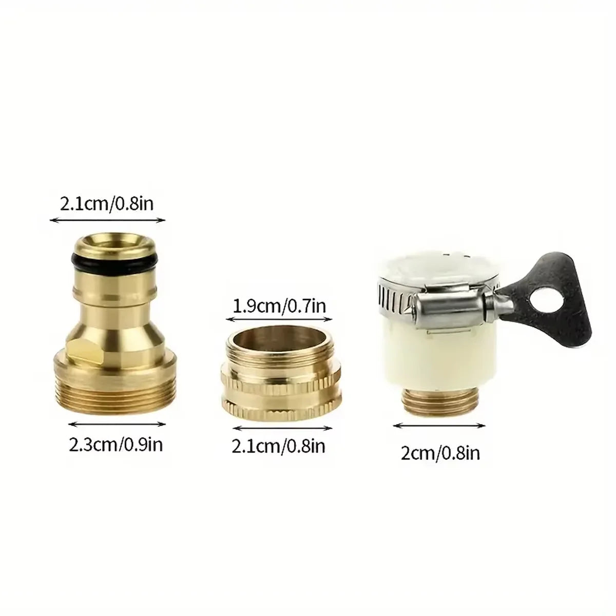 Universal Faucet Connector - Water Pipe Adapter for Garden Watering & Car Washing