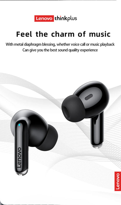 Lenovo XT88 TWS Wireless Earphones – Bluetooth 5.3, Dual MIC, Stereo Bass HIFI, Noise-Reducing Touch Control Earbuds