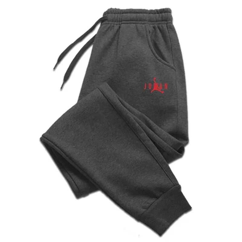 Autumn Winter Men's Joggers – Drawstring Casual Fleece Sweatpants, Workout, Running, Gym Fitness Sports Trousers