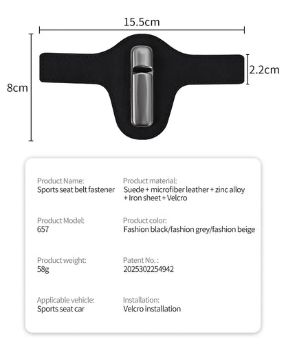 Car Seat Belt Limiter Extension – Adjustable Anti-Pinch Safety Device for Pregnant Women & Children