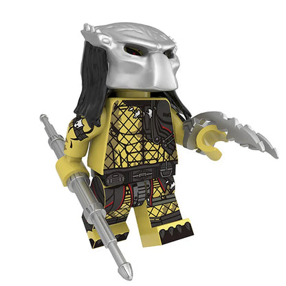 Locking Alien Action Figure — Prometheus Ice Monster Robot Building Blocks Toy, Educational Gift for Children