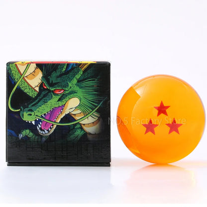 Dragon Ball Z Crystal Ball Figures – 1-7 Star Shenron Wish Balls, 3.5-7.6cm Anime Collectible Desktop Toys