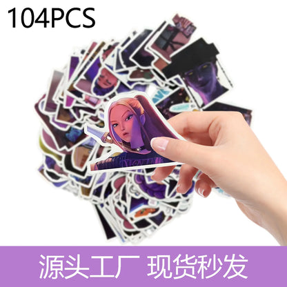 K-Pop Demon Hunters Birthday Party Favors — Keychains, Candy Boxes, Stickers & Masks for Kids