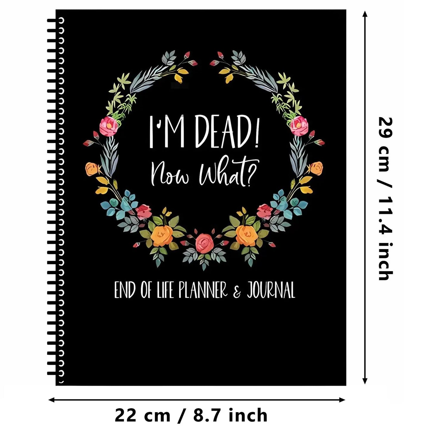 Creative End-of-Life Planner Notebook – Notepad for Recording Final Wishes & Arrangements
