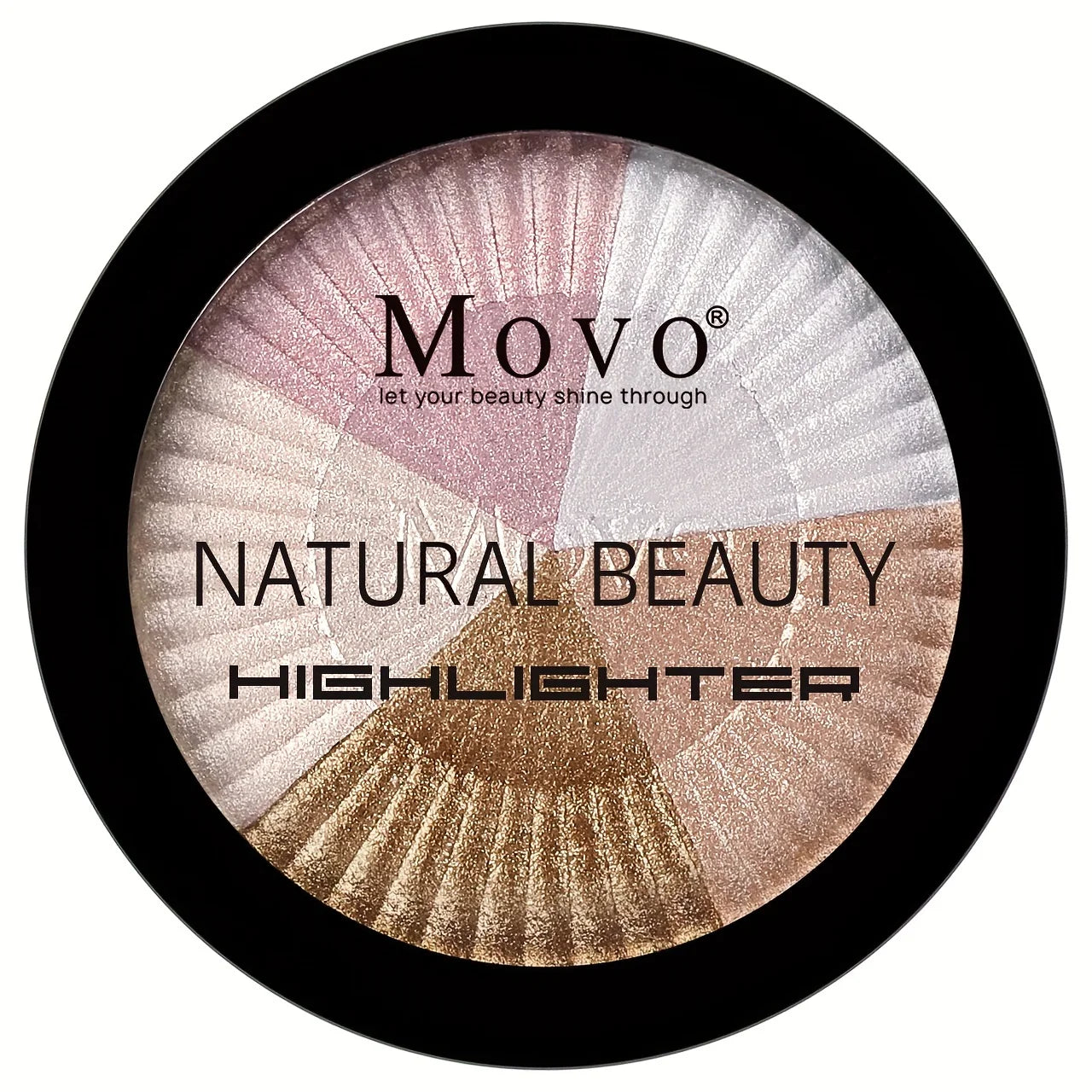 5 Color Highlighter Powder Makeup Palette – Shimmer Glitter High-Pigment Face Illuminator, Ideal Gift