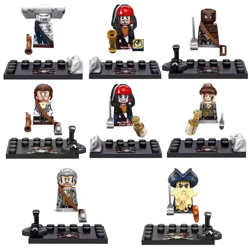 WW2 Mini Military Imperial Navy Soldier Building Blocks – Caribbean Pirates Figures Bricks Educational Toys for Boys, Christmas Gift