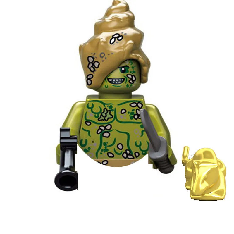 Locking Alien Action Figure — Prometheus Ice Monster Robot Building Blocks Toy, Educational Gift for Children