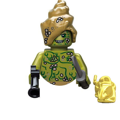 Locking Alien Action Figure — Prometheus Ice Monster Robot Building Blocks Toy, Educational Gift for Children