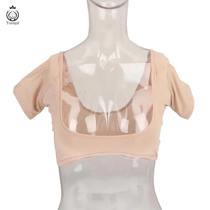 T-shirt Shape Sweat Pad: Reusable Washable Armpit Sweat Pads for Women - Perfume Absorbing Anti-Sweat Deodorant