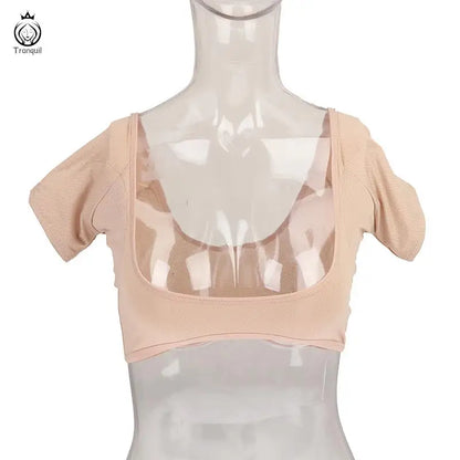 T-shirt Shape Sweat Pad: Reusable Washable Armpit Sweat Pads for Women - Perfume Absorbing Anti-Sweat Deodorant