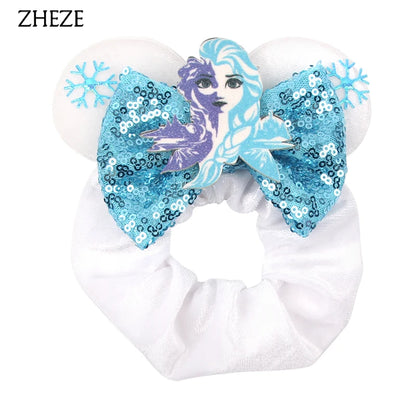 Velvet Mouse Scrunchies - Cute Elastic Ponytail Holders & Hair Accessories for Girls