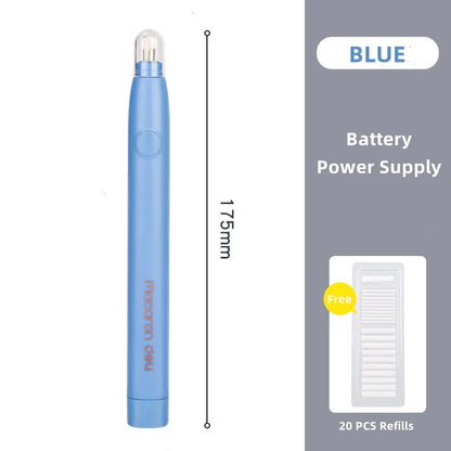 Electric Rubber Eraser Pen by Deli — Adjustable Auto Eraser for Writing, Sketching, and Drawing