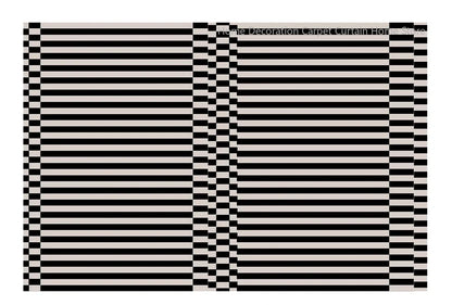 Black Stripe Plush Rug — Non-Slip Luxury Carpet for Living Room, Bedroom, Study, and Nordic Home Decor