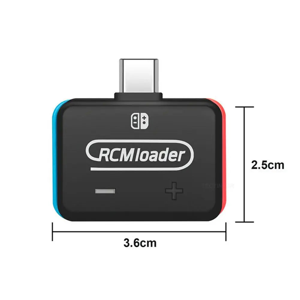 Black Switch RCM Loader Injector – Built-in Injection Program with Instructions, Gaming Accessory