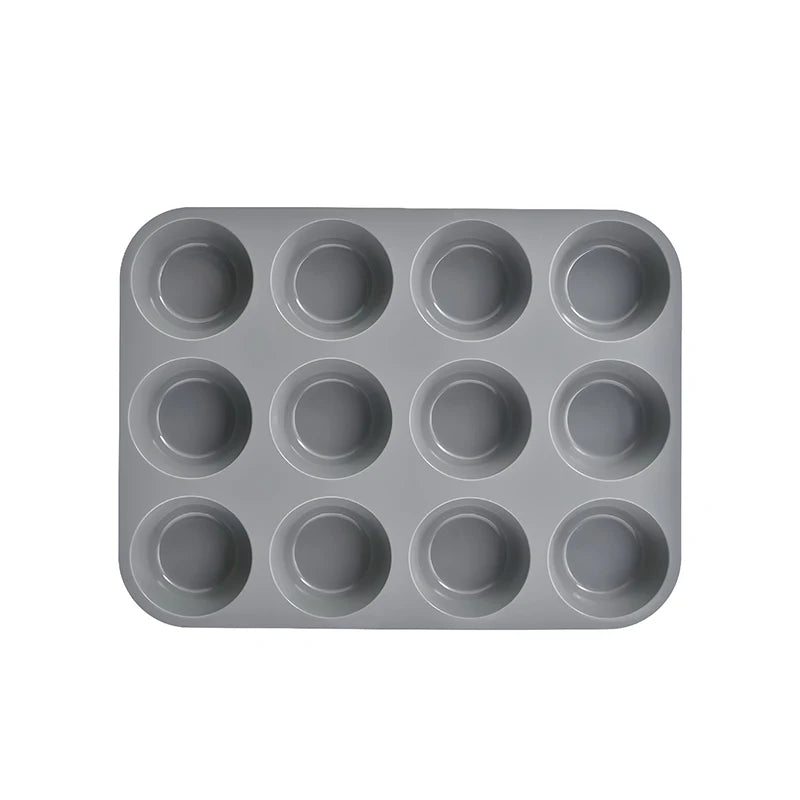 12/24 Hole Silicone Baking Mold - 3D Sphere Chocolate Mold Cupcake Muffin Cake Pan for DIY Dessert Kitchen Tools