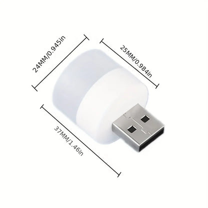 USB LED Reading Lamp 1W 5V - Eye Protection Night Light for Computers and Mobile Power Charging