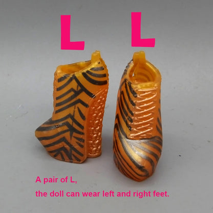 Little Kids 25CM Winter Doll Shoes – Boots & High Heels Accessories, Perfect Birthday Gift for Girls