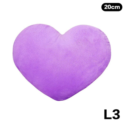 Cute Heart-Shaped Plush Pillow – Soft Sleeping Cushion for Living Room Decor, Valentine’s Day Gifts, Comfortable Sofa Pillow (15/20/30cm)