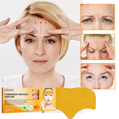 10-100pcs Forehead Wrinkle Patches — Anti-Wrinkle Gel Skin Care Patches for Natural Forehead Line Removal