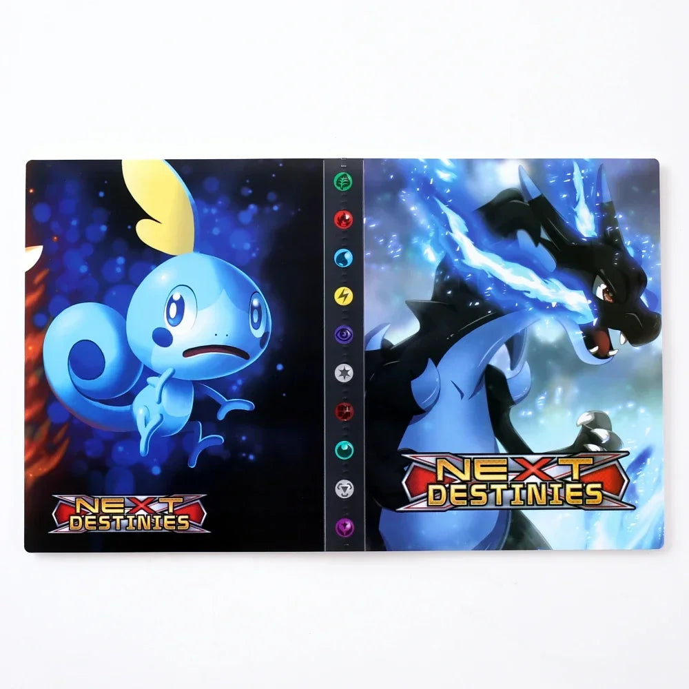 Charizard 240Pcs Card Album – Anime Card Binder for Mewtwo, Charizard & Collections, Protector Folder Gift
