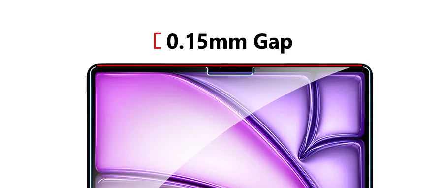 2-Pack Tempered Glass Screen Protector for iPad Pro & Air 12.9"/13"/11" — Compatible with M2/M3/M4/M5 (2024–2025)