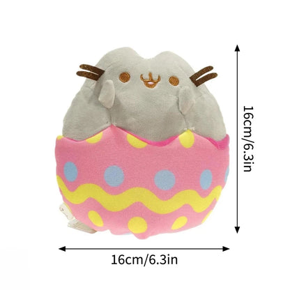 Pusheen Cat Figure and Charm - Cute Desk Accessories, Fluffy Cushion Decor, and Birthday Gifts for Pusheen Fans