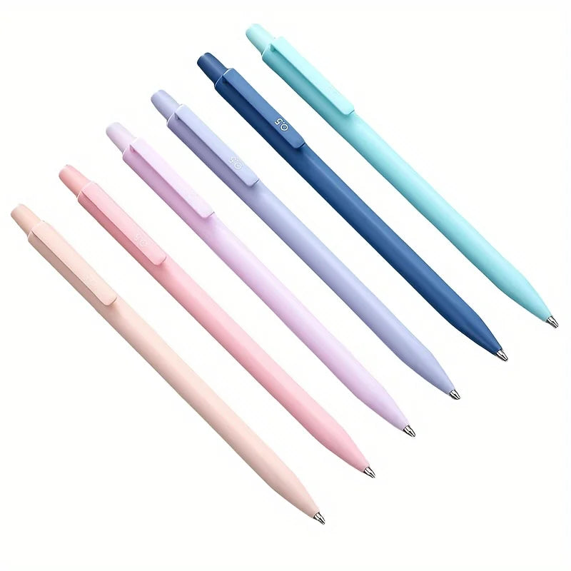 12/6-Piece Pastel Mechanical Pencil Set – Cute Aesthetic Retractable Colored Pencils
