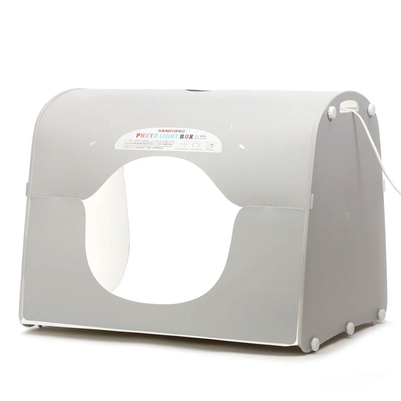 SANOTO LED Photograph Lightbox – Dimmable Photo Studio Softbox for Manicure & Tabletop Shooting