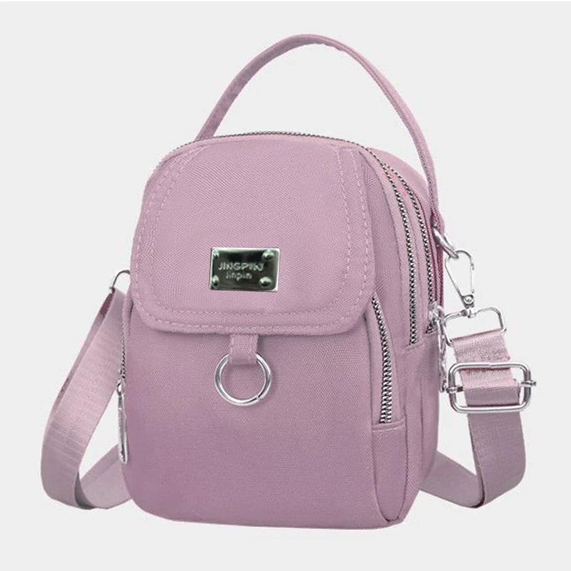 Women’s Mini Multi-Color Crossbody Bag – Compact Shoulder Bag for Daily Casual Outings, Campus, and Commute