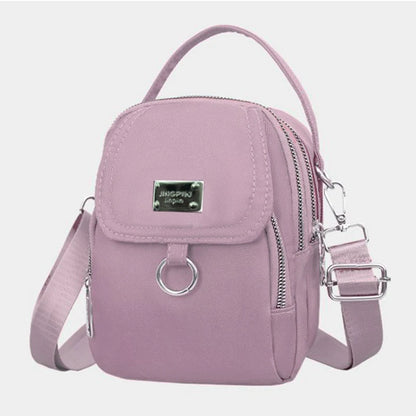 Women’s Mini Multi-Color Crossbody Bag – Compact Shoulder Bag for Daily Casual Outings, Campus, and Commute
