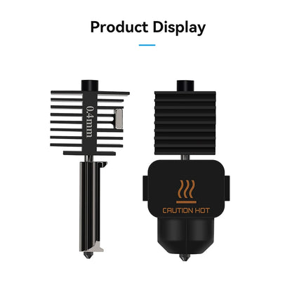 Bambu Lab A1 Mini Hotend Kit – 0.2/0.4/0.6/0.8mm Hardened Steel Nozzle Replacement for A1 3D Printer