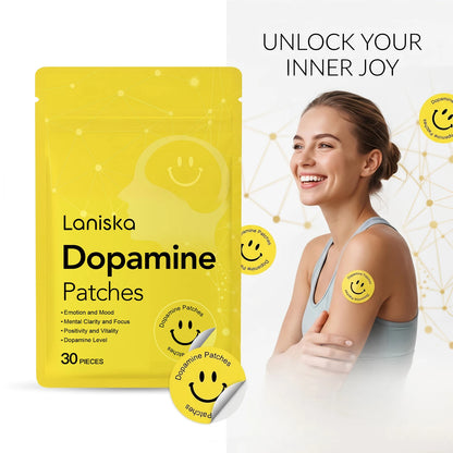 Dopamine Wellness Patches - Daily Comfort Patches for Focus, Stress Relief, Mood Balance & Vitality Support for Work and Study