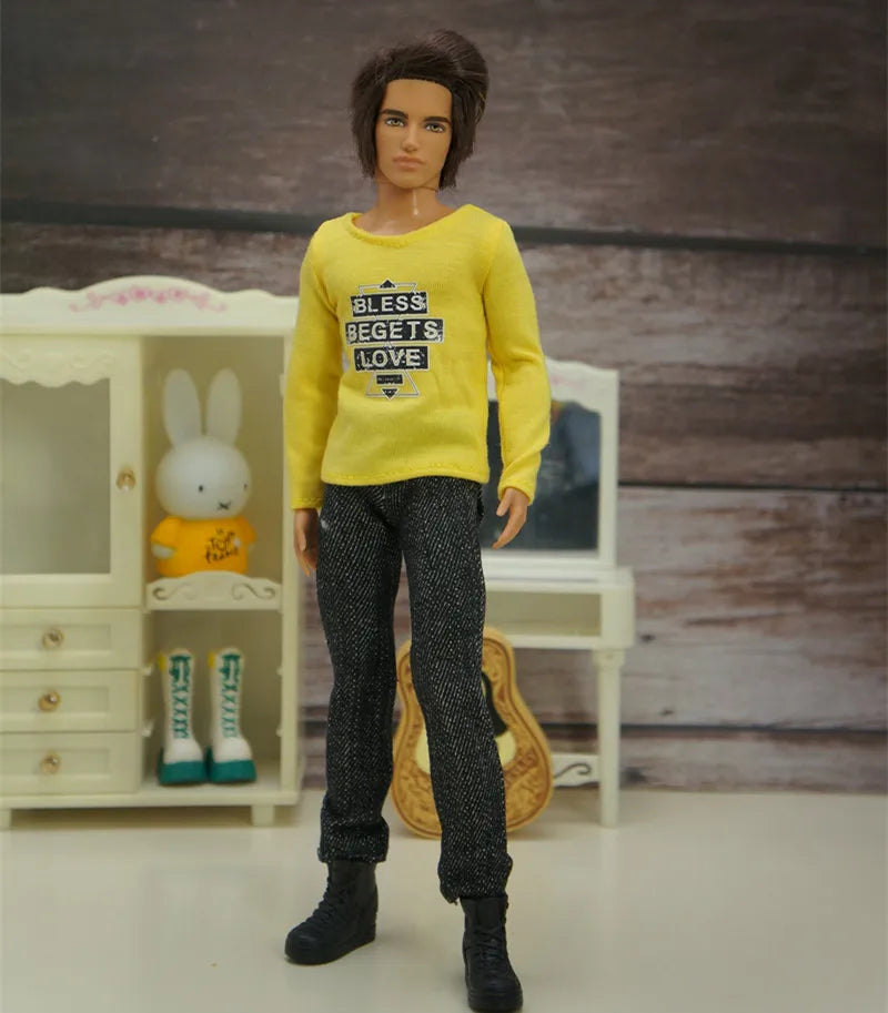 High-Quality 30cm Doll Dress — Clothes for Babi & Ken Dolls, Perfect Birthday & Christmas Gift for Girls