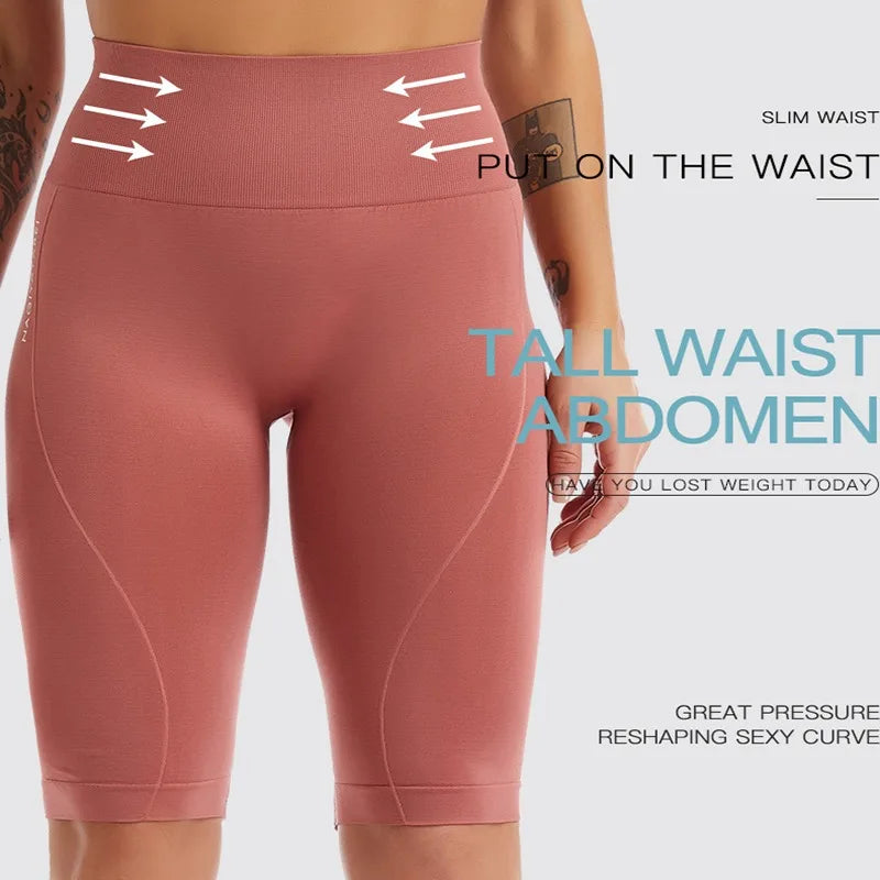 High Waist Women’s Yoga Capri Pants – Breathable Quick-Dry Running & Fitness Leggings with Hip-Lifting Elastic Fit