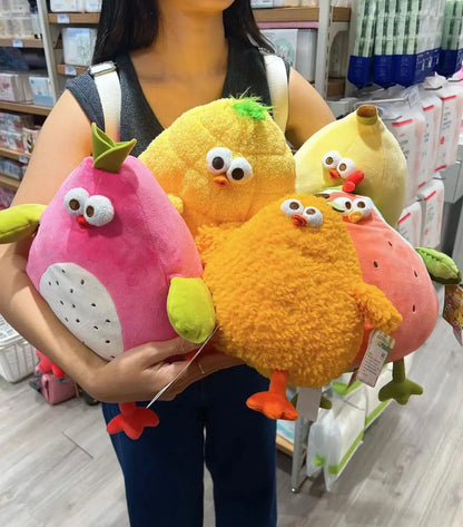 Chicken & Leg Plush Toy — Soft Gingerbread Chicken Doll for Kids & Birthday Gifts