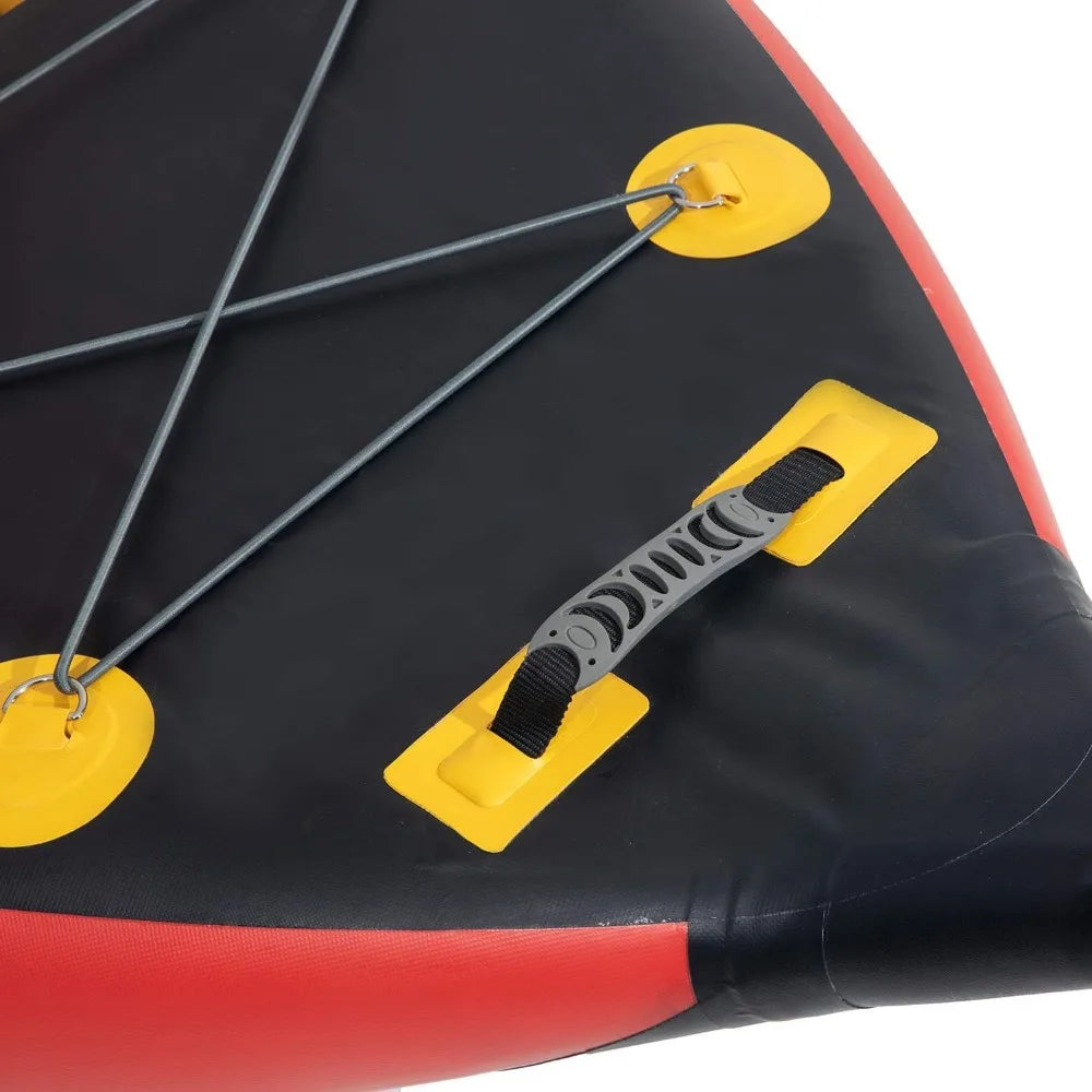1-2 Person Professional Series Kayak – Lightweight Inflatable Sit-in Boat Set with Paddle for Emergency & Outdoor Use